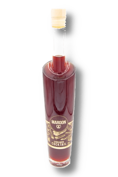 Maroon-Cinnamon Cocktail
